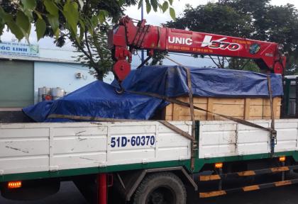 hình ảnh Những H&igrave;nh Ảnh Quang Tiến Cho Xe Tải Cẩu H&agrave;ng 