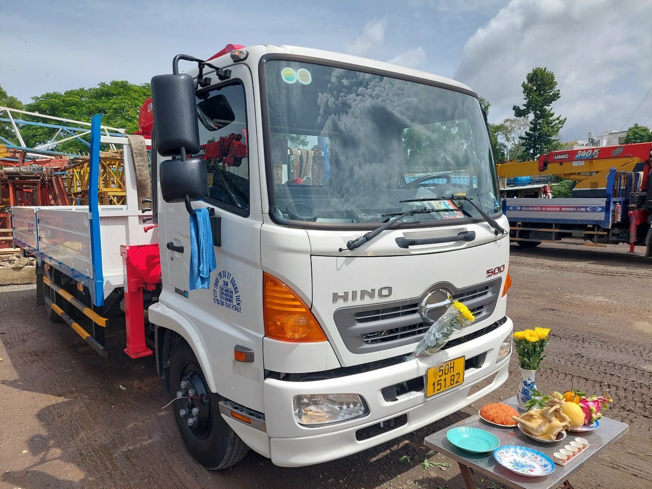 Thủ tục thuê xe cẩu hàng Quang Tiến 