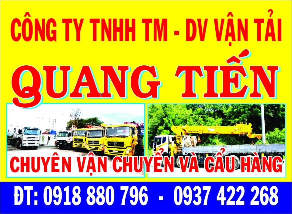 Các loại xe cẩu Quang Tiến